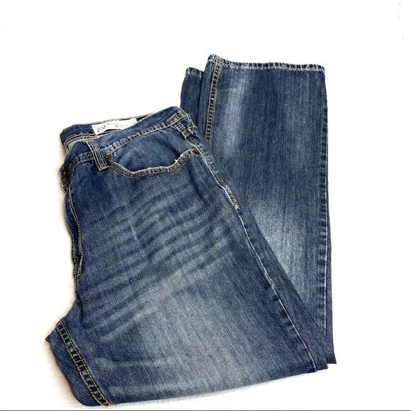 T.k. Axel medium wash slim straight jeans size 32 X 32 - Picture 7 of 16